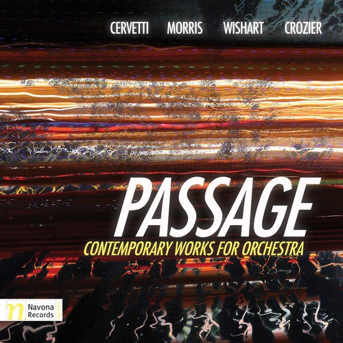 the album cover for Moravian Philharmonic Orchestra - Passage Contemporary Works for Orchestra