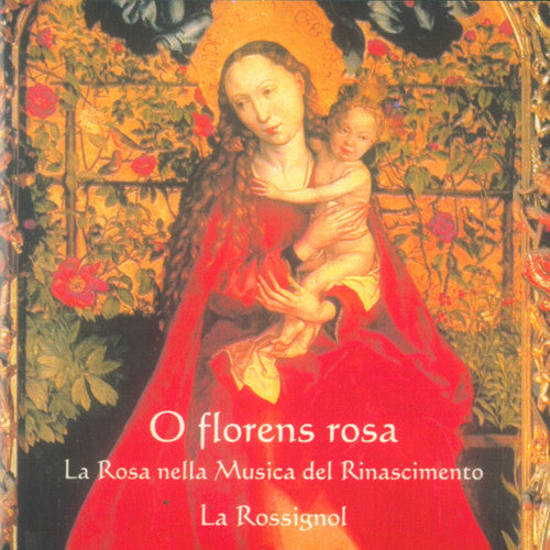 the album cover for LA ROSSIGNOL - O Florens Rosa