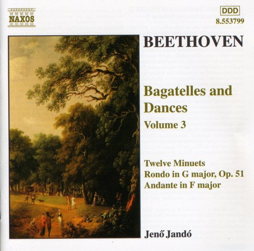 the album cover for Jenő Jandó - Bagatelles & Dances 3