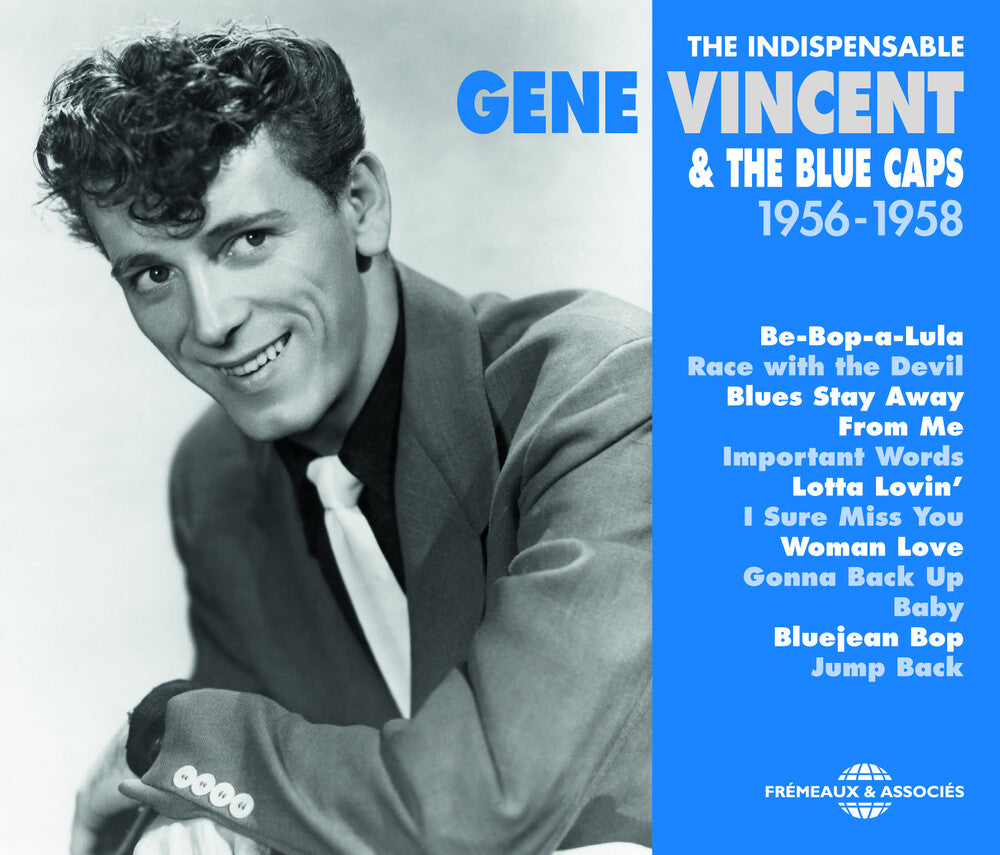 the album cover for Gene Vincent - V1: Indispensable G. Vincent 1