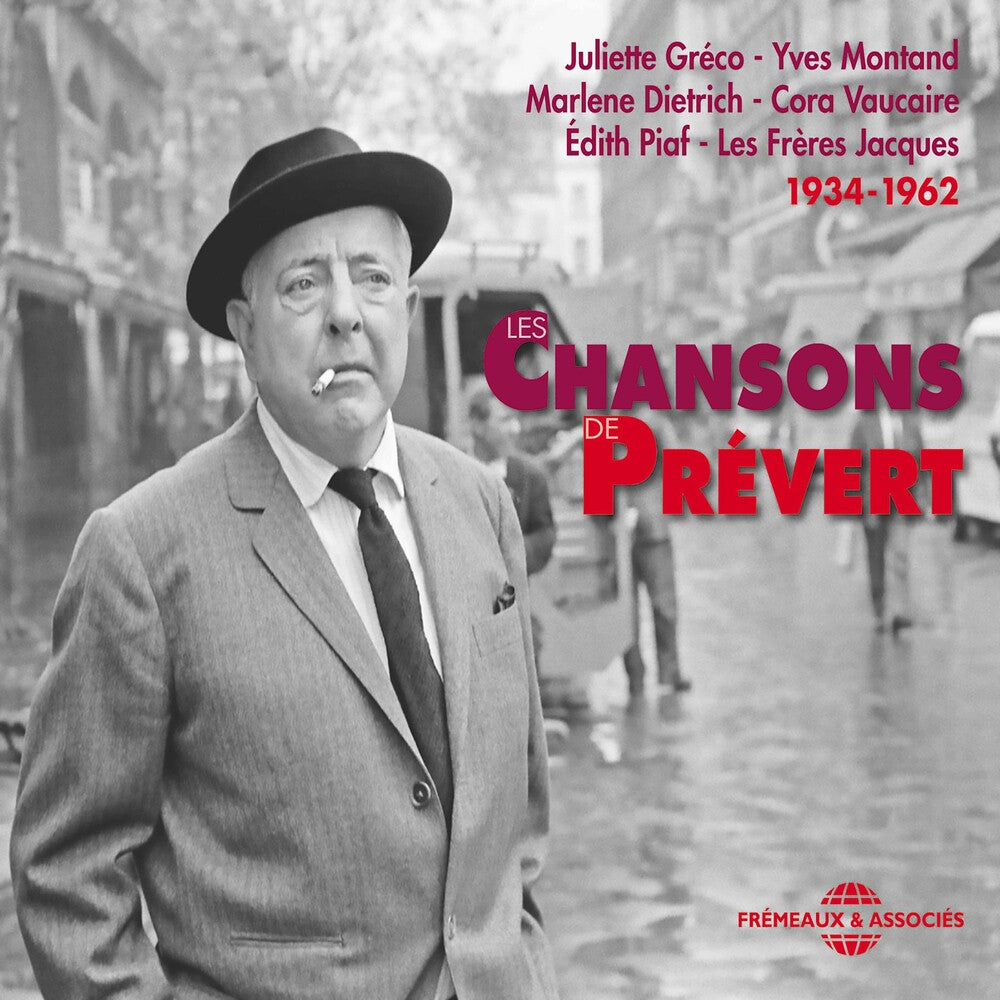 the album cover for Piaf; Gauty; Montand; Dietrich; Prevert - Chansons De Jacques Prevert 19
