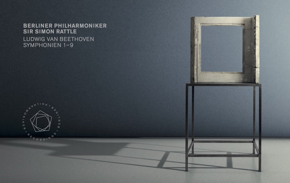 the album cover for Berliner Philharmoniker; Sir Simon Rattle (Conduct - Sir Simon Rattle Conducts Beet (Box)