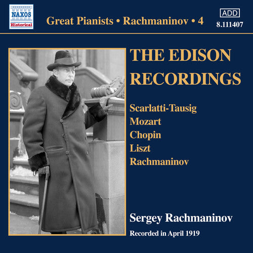 Sergei Rachmaninov - Edison Recordings - Music CD