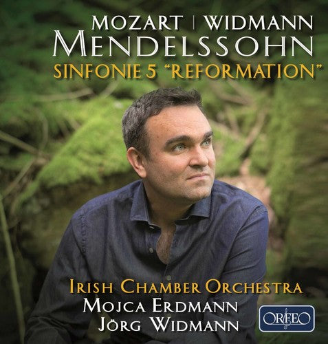 the album cover for Mojca Erdmann - Mozart / Widmann / Mendelssohn