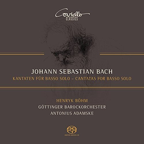 the album cover for J Bach S / Bohm / Barockorchester / Adamske - Bach: Cantatas for Basso Solo
