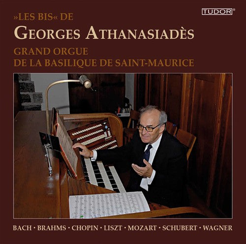 the album cover for J Bach S / Brahms / Chopin - Les Bis de Georges Athanasiades