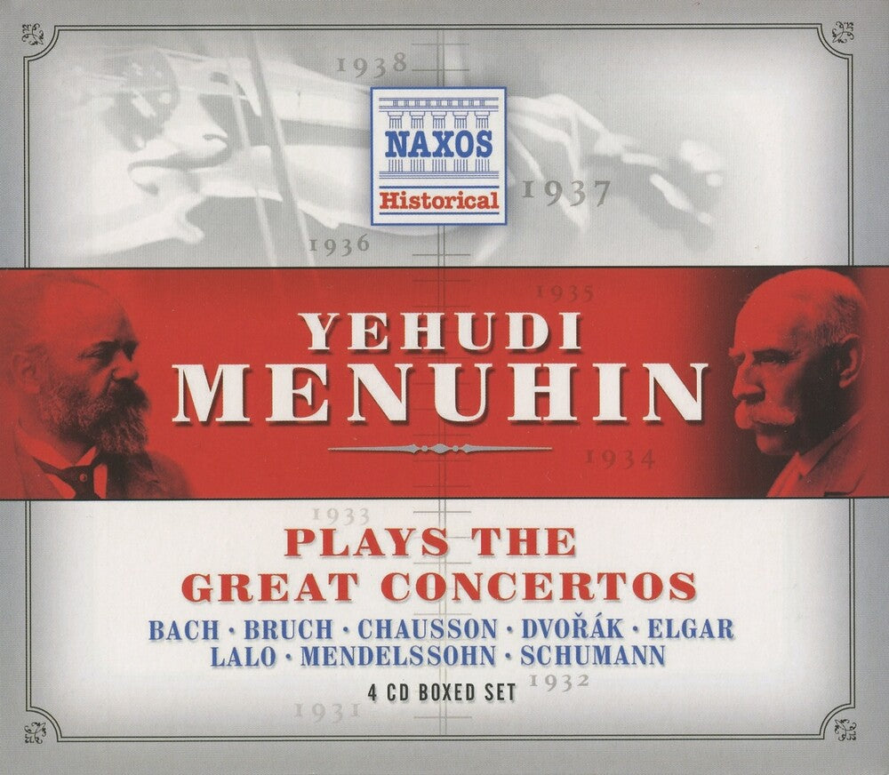 the album cover for Menuhin Plays Great Concertos - Menuhin Plays Great Concertos