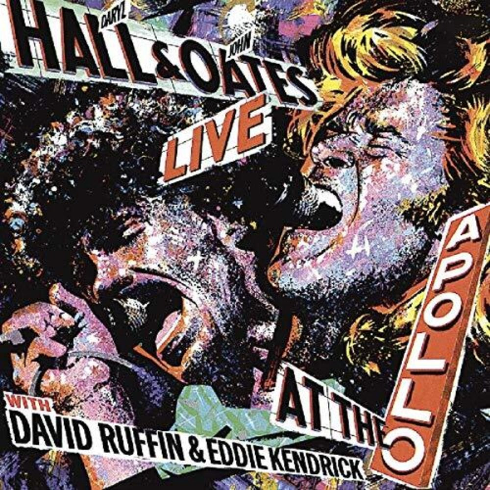 the album cover for Daryl Hall & John Oates - Live At The Apollo