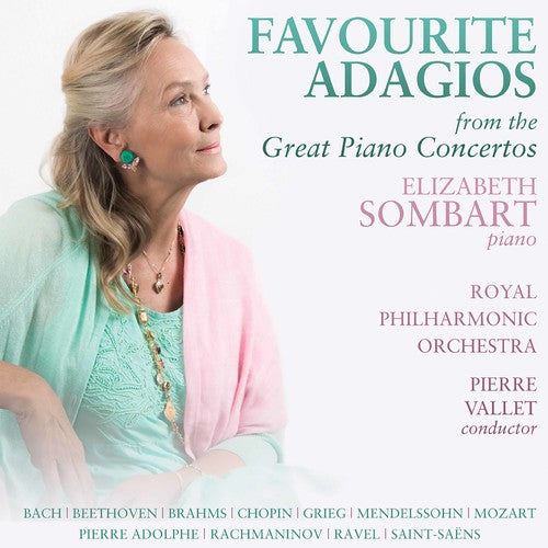 the album cover for Mozart / Beethoven / Royal Philharmonic Orchestra - Favourite Adagios from the Great Piano Concertos