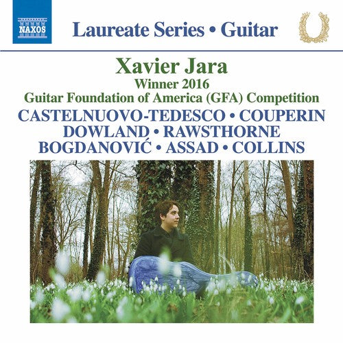 the album cover for Dowland / Couperin / Jara - Xavier Jara Guitar Recital-2016 Guitar Foundation