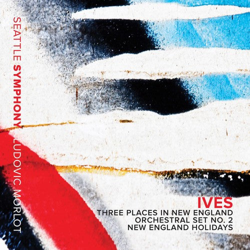 the album cover for Seattle Symphony Orchestra - Ives: Three Places in New England