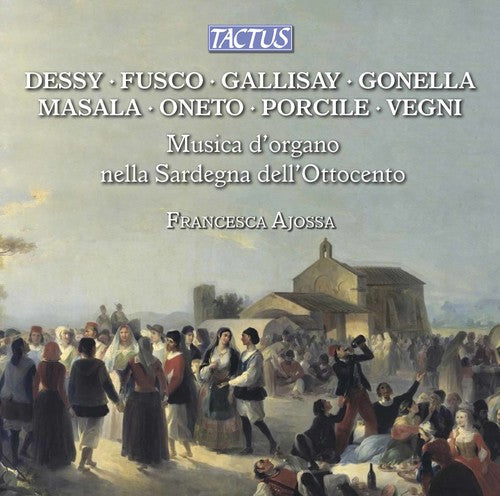the album cover for Vegni / Ajossa - Organ Music in Nienteenth-Century Sardinia