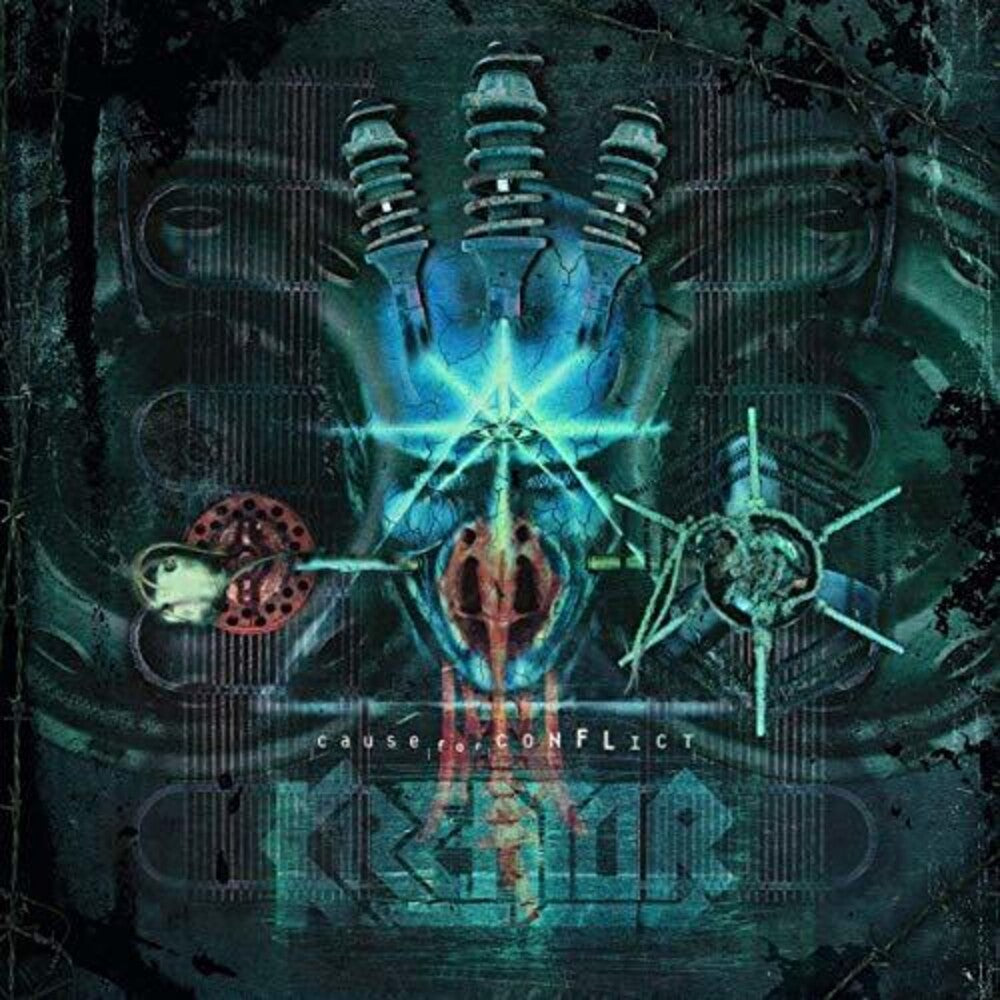 the album cover for Kreator - Cause For Conflict