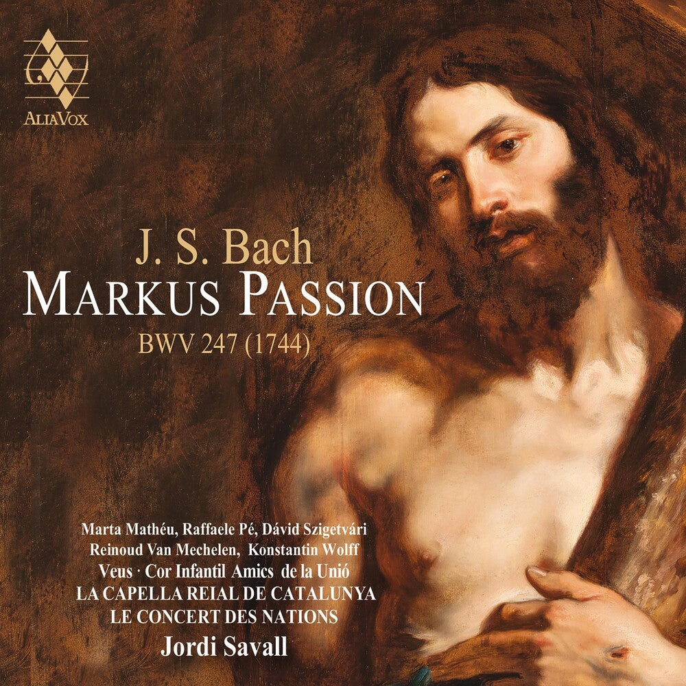 the album cover for Jordi Savall - Bach: St. Mark Passion