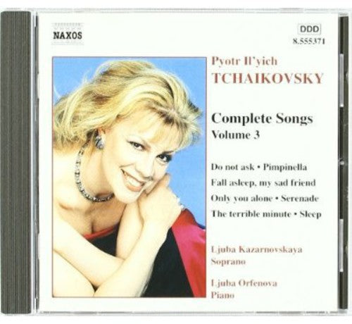 the album cover for Ljuba Kazarnovskaya - Complete Songs 3