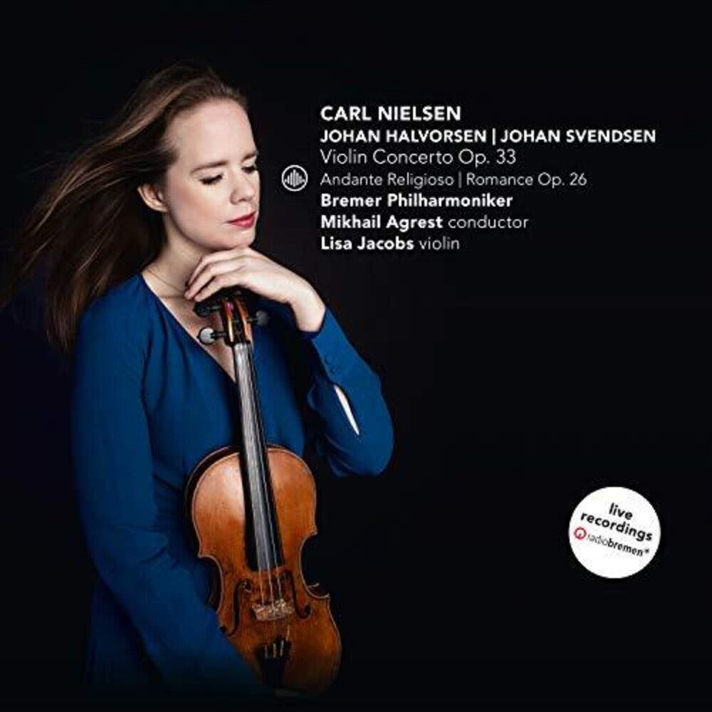 the album cover for Nielsen / Jacobs / Agrest - Violin Concerto 33