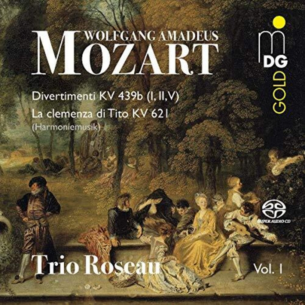 the album cover for Mozart / Trio Roseau - Mozart 1