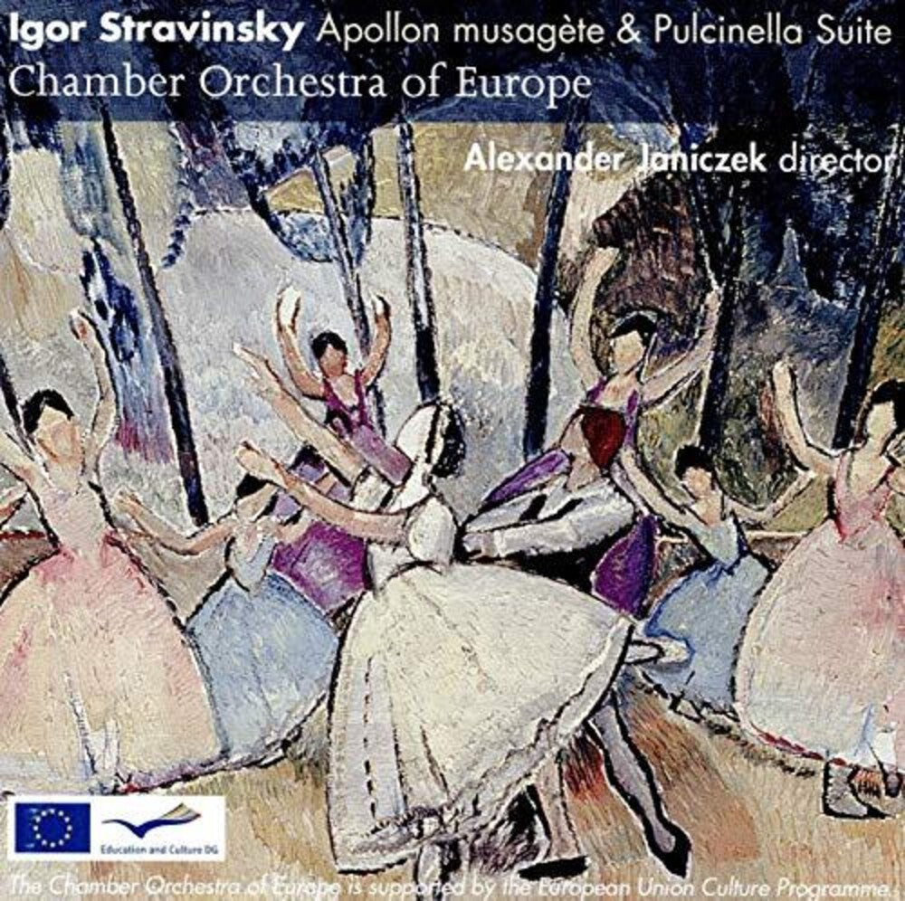 the album cover for Stravinsky / Chamber Orchestra Of Europe - Apollon Musagete