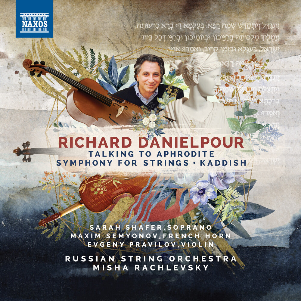 the album cover for Danielpour / Russian String Orch / Rachlevsky - Talking to Aphrodite