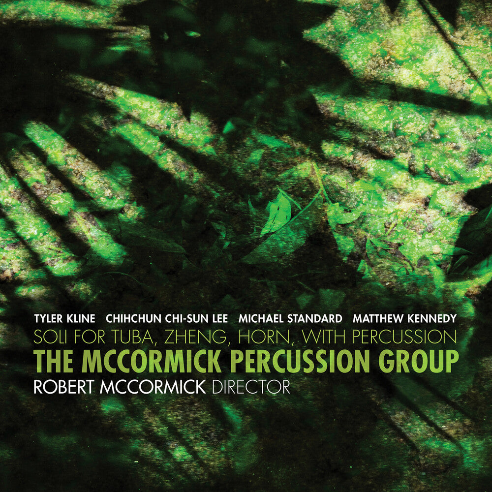 the album cover for Kline / Mccormick Percussion Group - Tuba / Zhen / Horn & Percussion