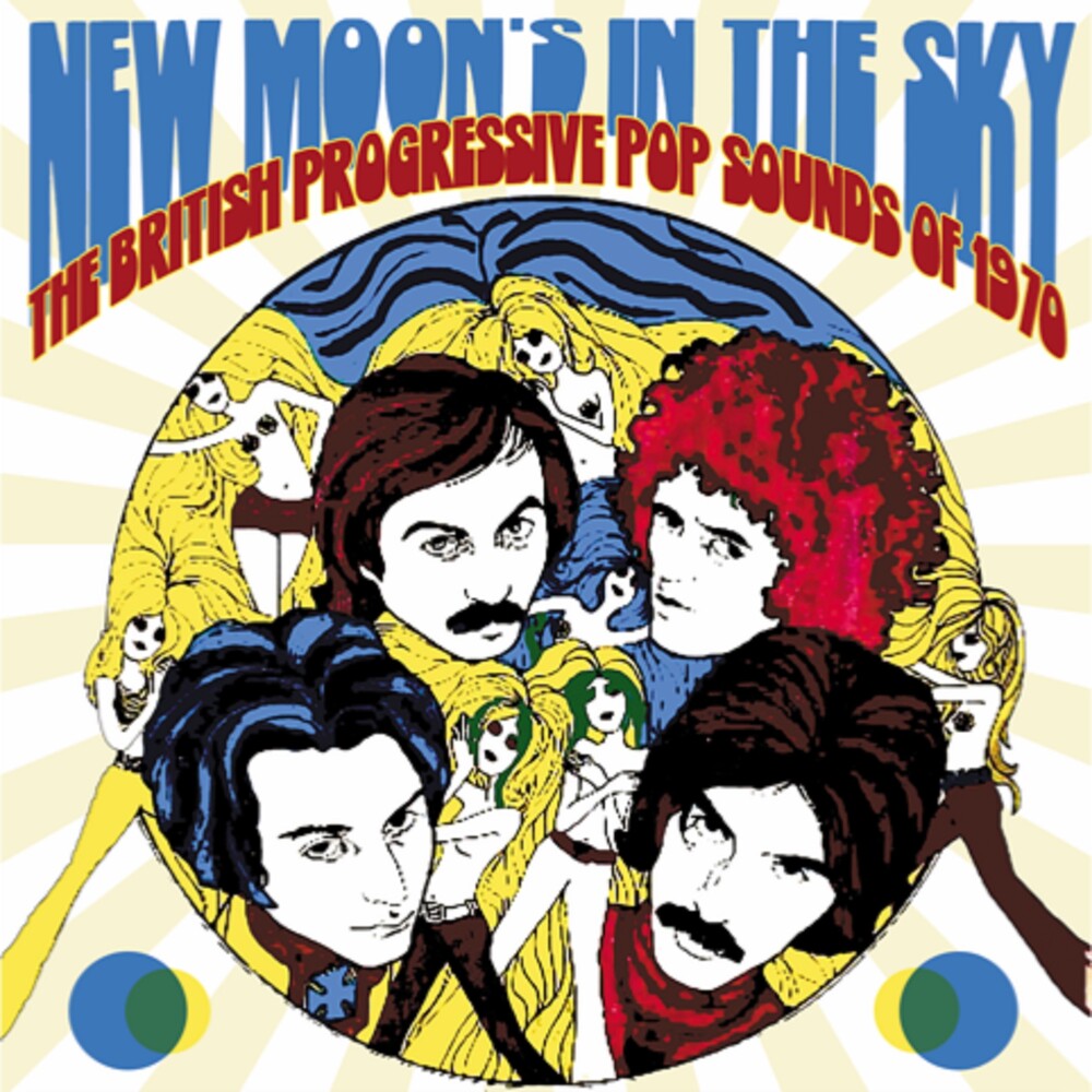 the album cover for New Moons In The Sky British Progressive Pop - New Moon's In The Sky: British Progressive Pop Sounds Of 1970 /Various