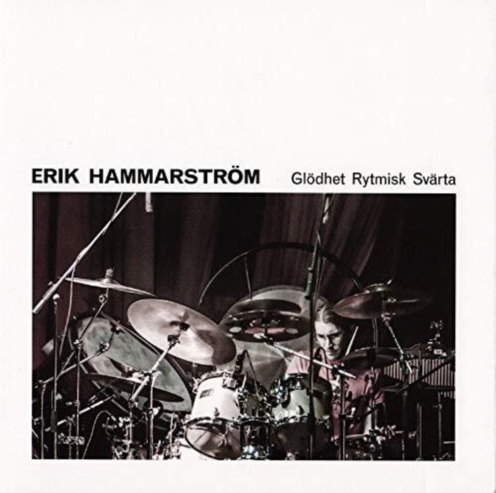 the album cover for Erik Hammarstrom - Glodhet Rytmisk Svarta