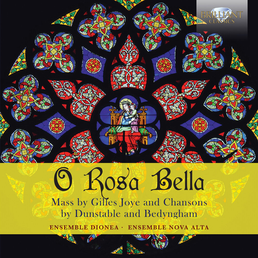 the album cover for Joye / Ensemble Dionea / Filippo - O Rosa Bella