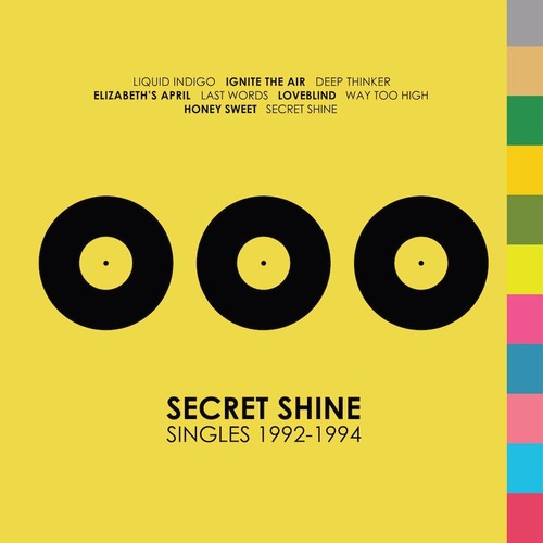 the album cover for Secret Shine - Singles 1992-1994