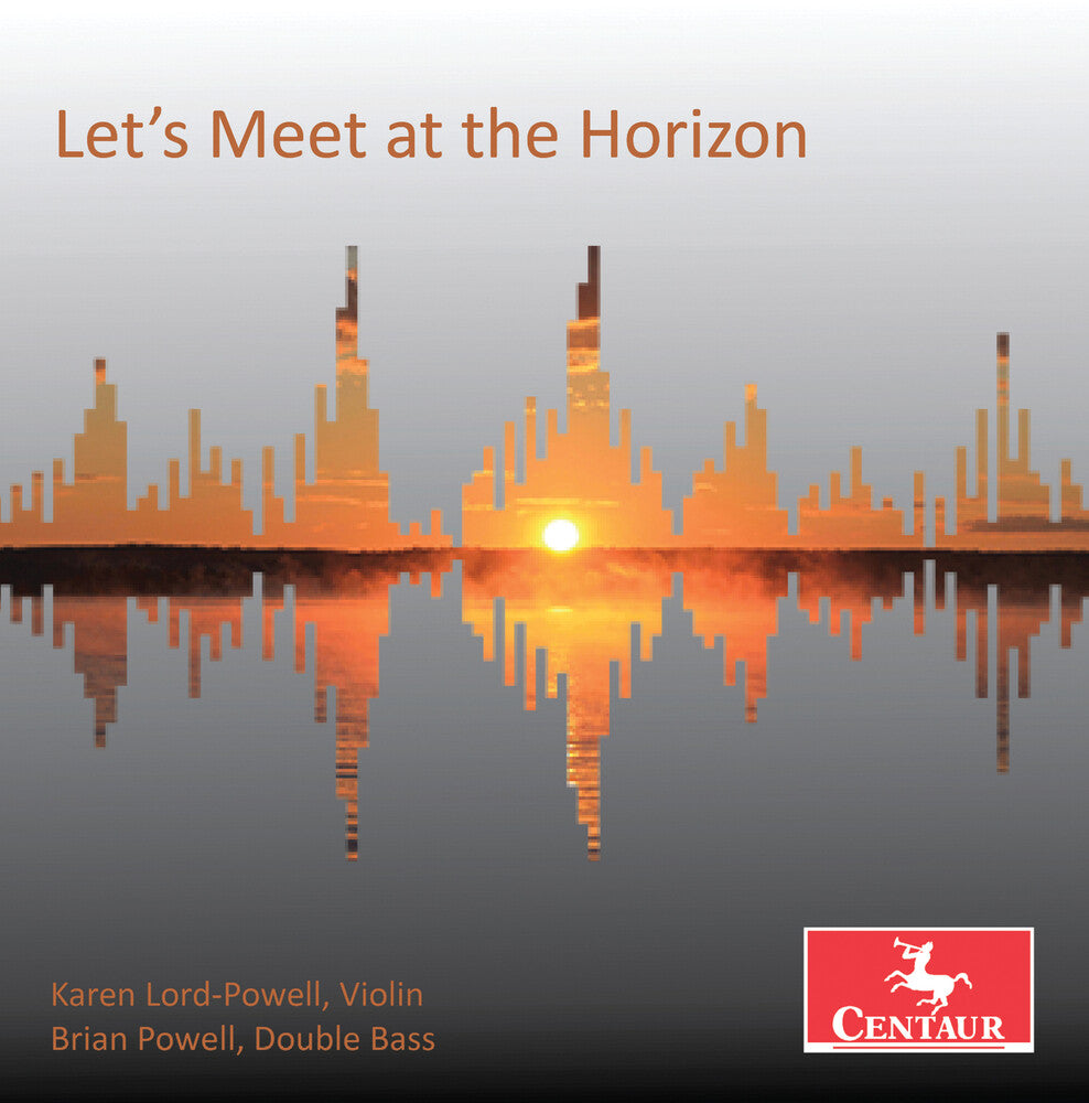 the album cover for Drew / Powell - Let's Meet at the Horizon