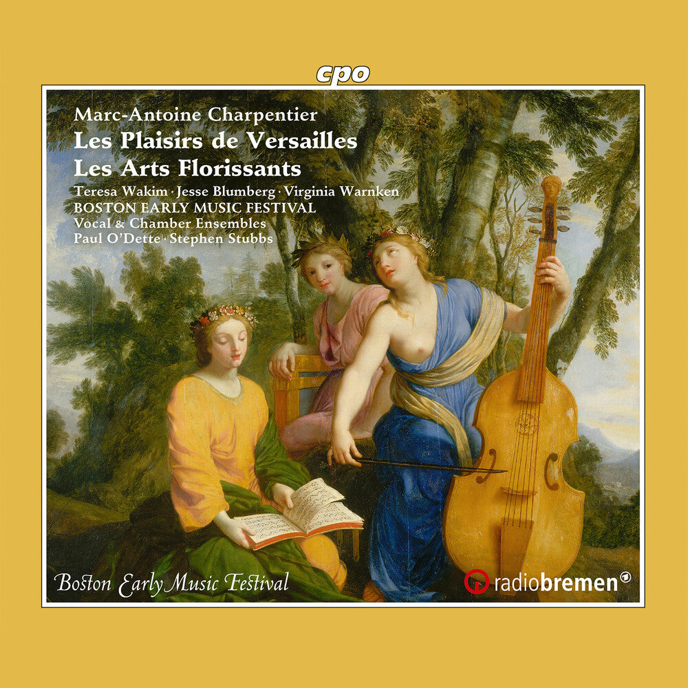 the album cover for Charpentier / Wakim / Blumberg - Plaisirs de Versailles