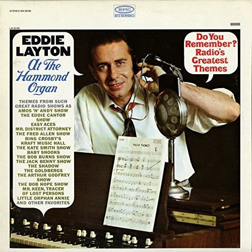 the album cover for Eddie Layton - Do You Remember? Radio's Greatest Themes
