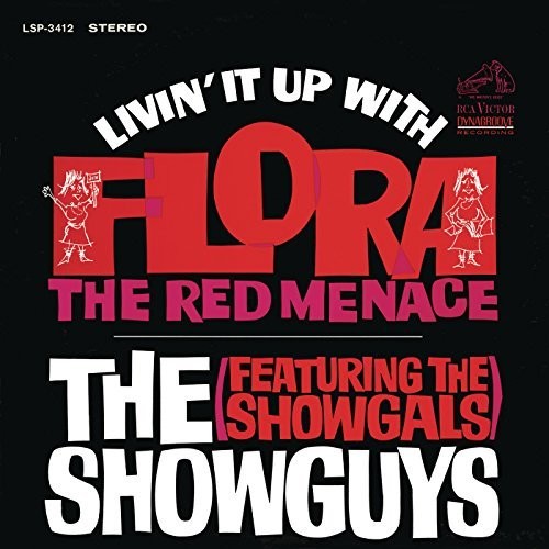 the album cover for Showguys / Showgals - Livin' It Up with Flora, the Red Menace