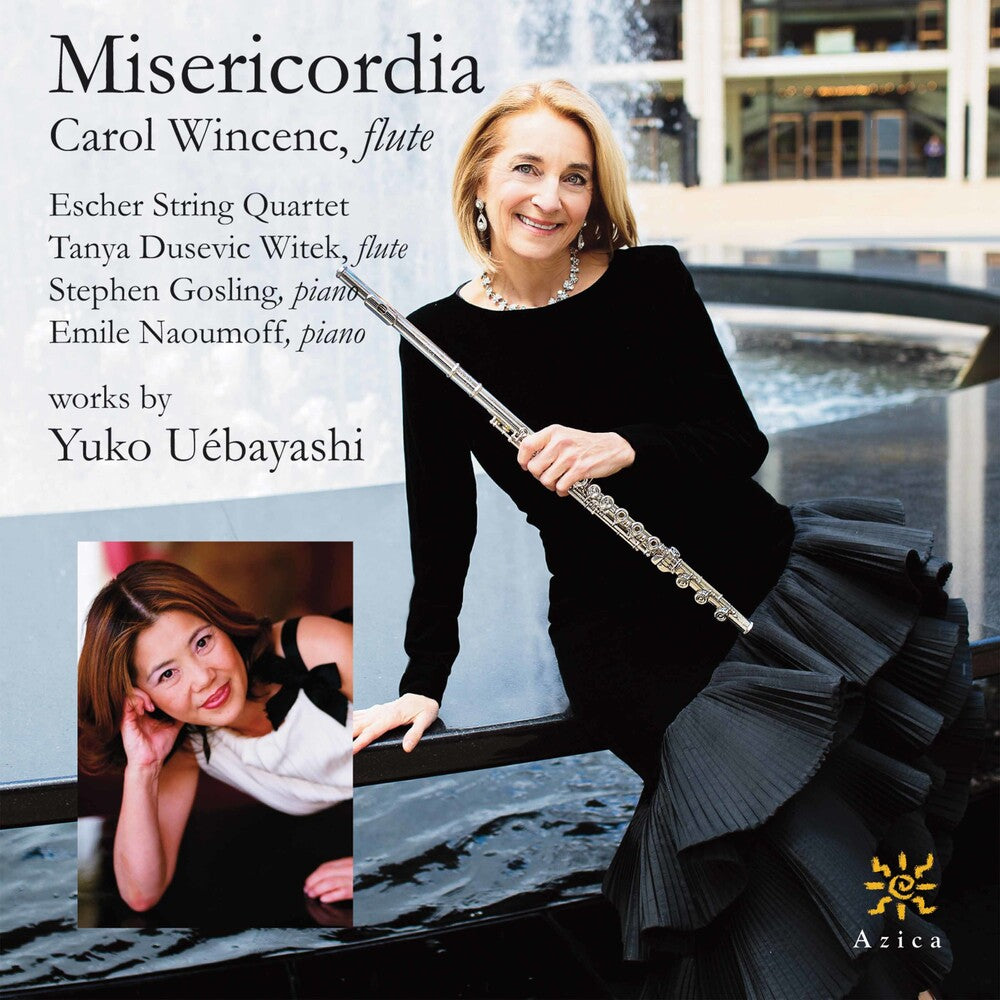 the album cover for Uebayashi / Wincenc / Escher String Quartet - Misericordia