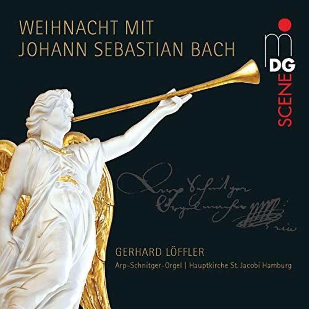 the album cover for J Bach S / Loffler - Christmas with Bach Orgelbuchl
