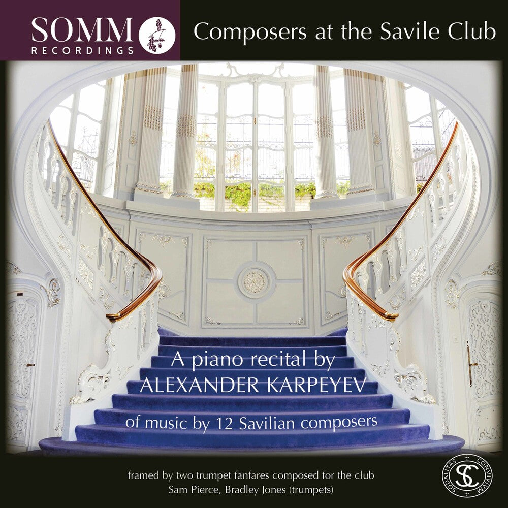 the album cover for Composers At The Saviile Club / Various - Composers at the Saviile Club