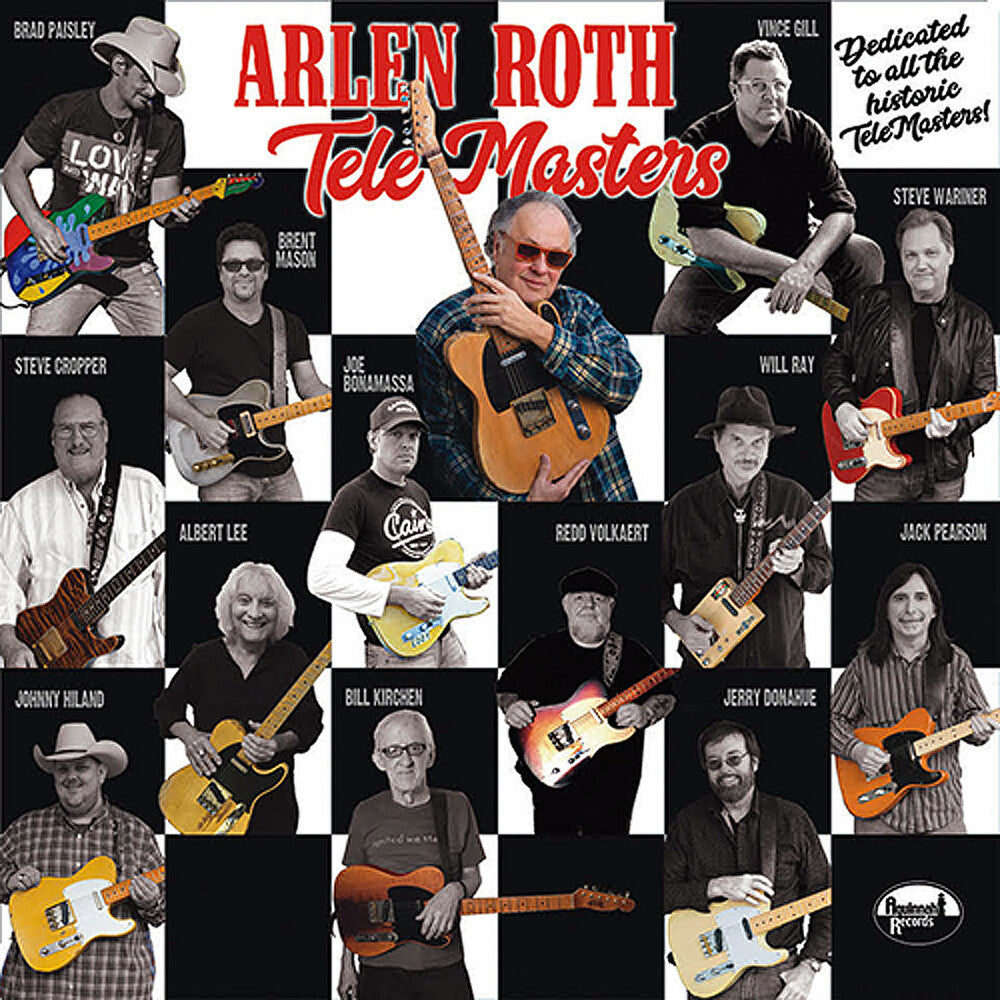 the album cover for Arlen Roth - Tele-Masters