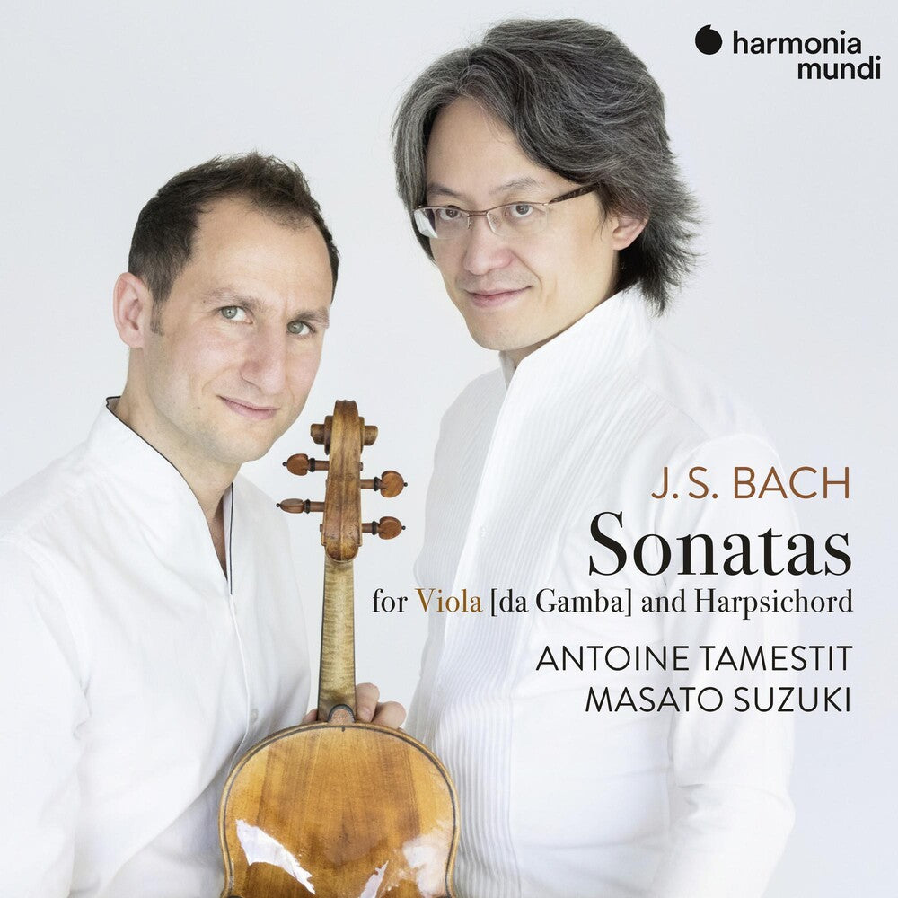 the album cover for Antoine Tamestit - Bach: Sonatas For Viola Da Gamba Bwv1027-29