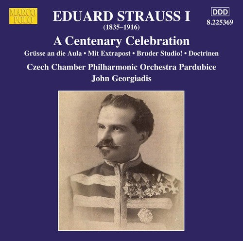 the album cover for Strauss / Geordiadis - Centenary Celebration