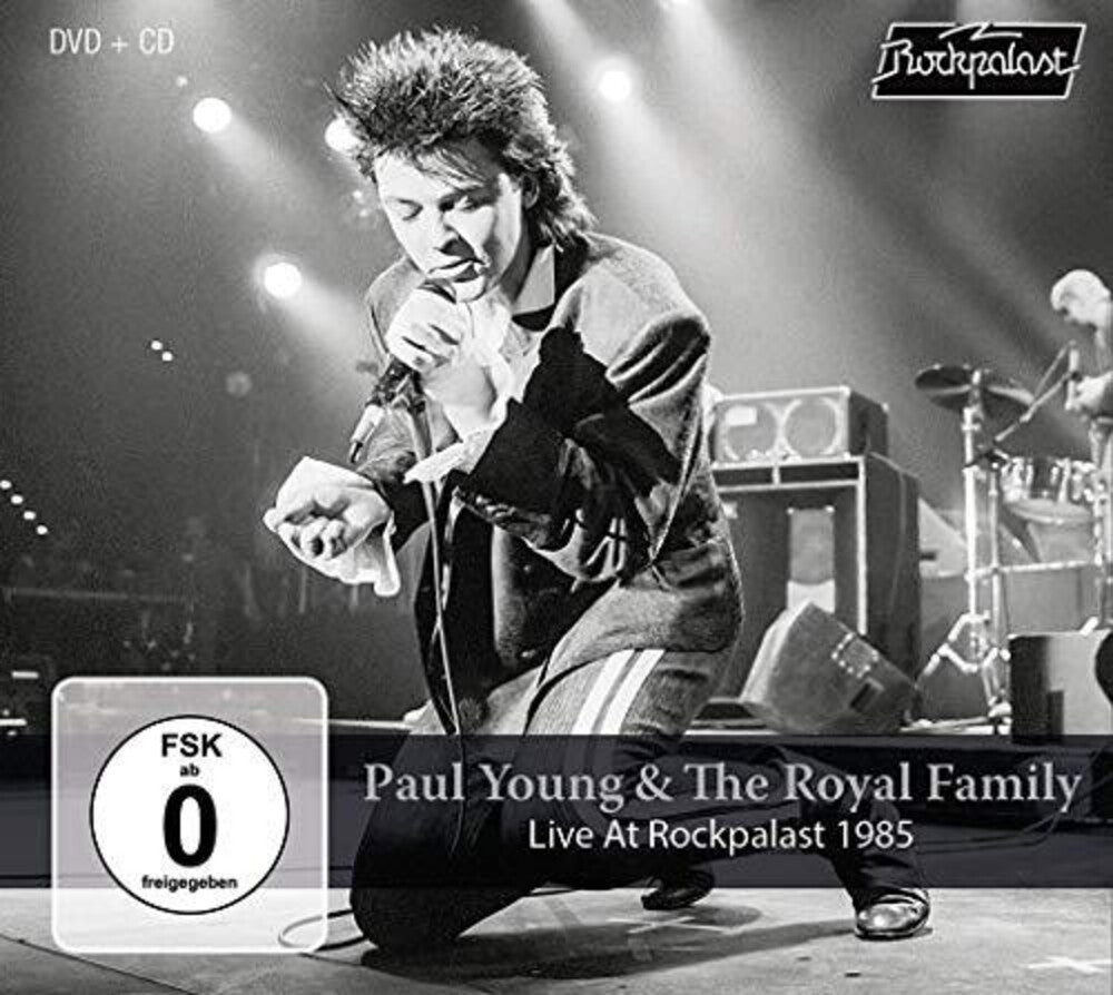 the album cover for Paul Young & Royal Family - Live At Rockpalast 1985