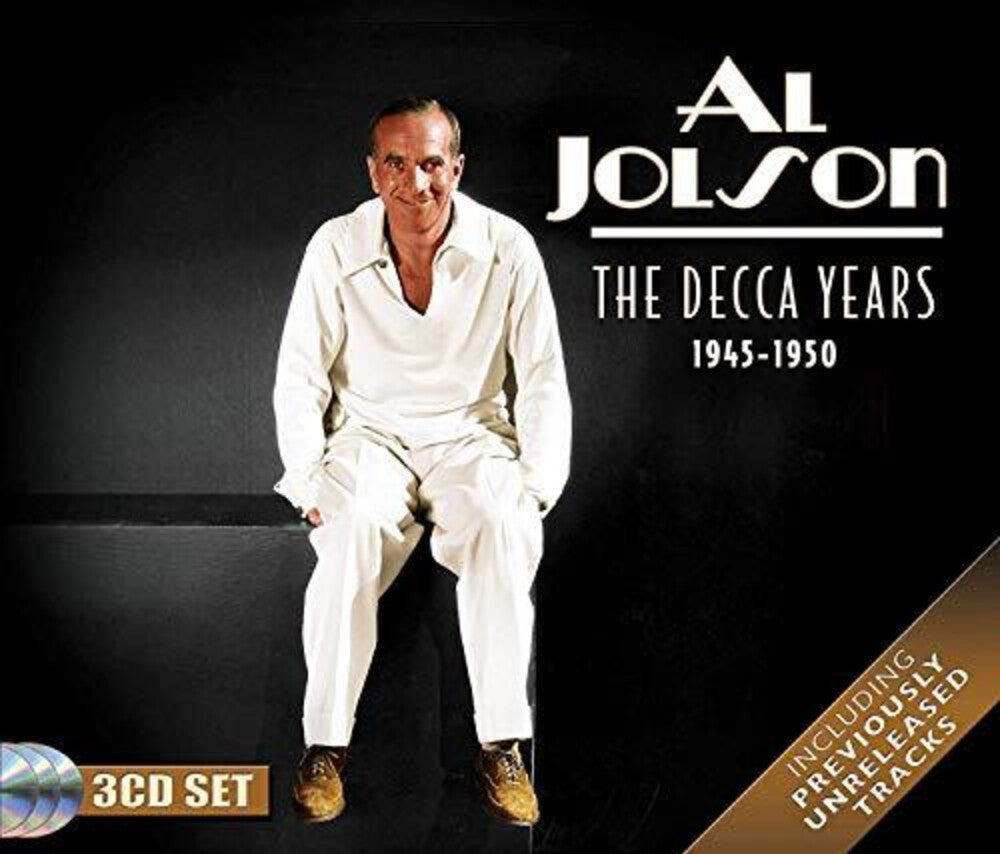 the album cover for Al Jolson - Decca Years 1945-1950