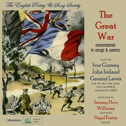 the album cover for Wegener / Williams / Foster - Great War Remembered in Songs & Poems