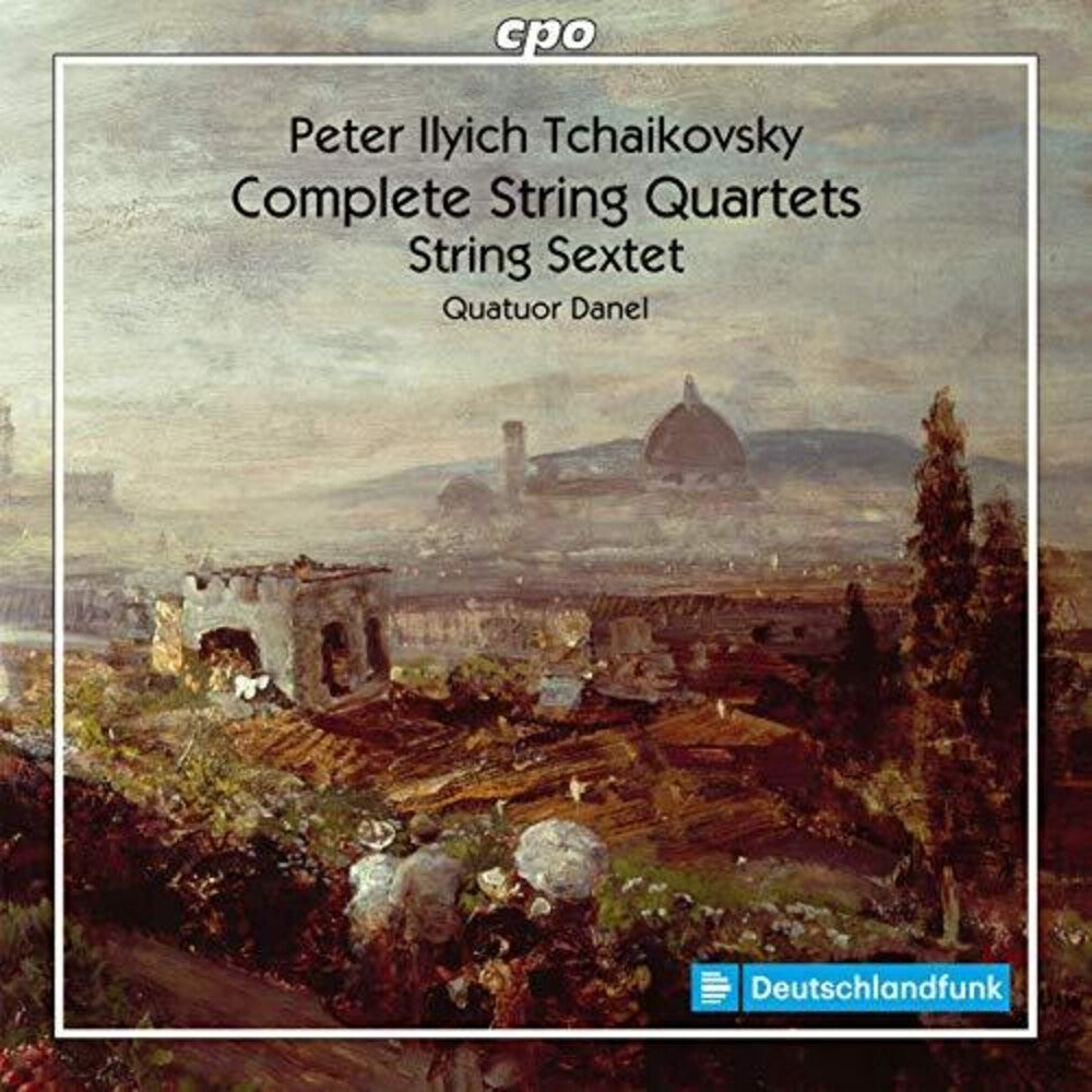 the album cover for Tchaikovsky / Quatuor Danel - Complete String Quartets