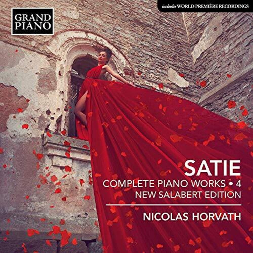 the album cover for Satie / Horvath - Complete Piano Works 4