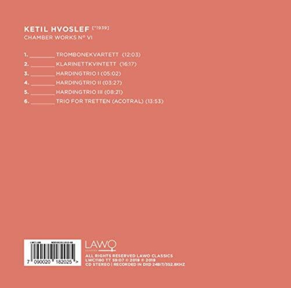 the album cover for Hvoslef / Hvoslef Chamber Music Project - Chamber Works 6