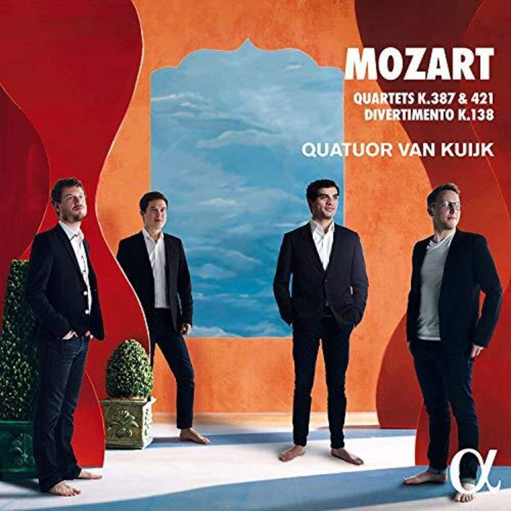 the album cover for Mozart / Quatuor Van Kuijk - Quartets 387 & 421