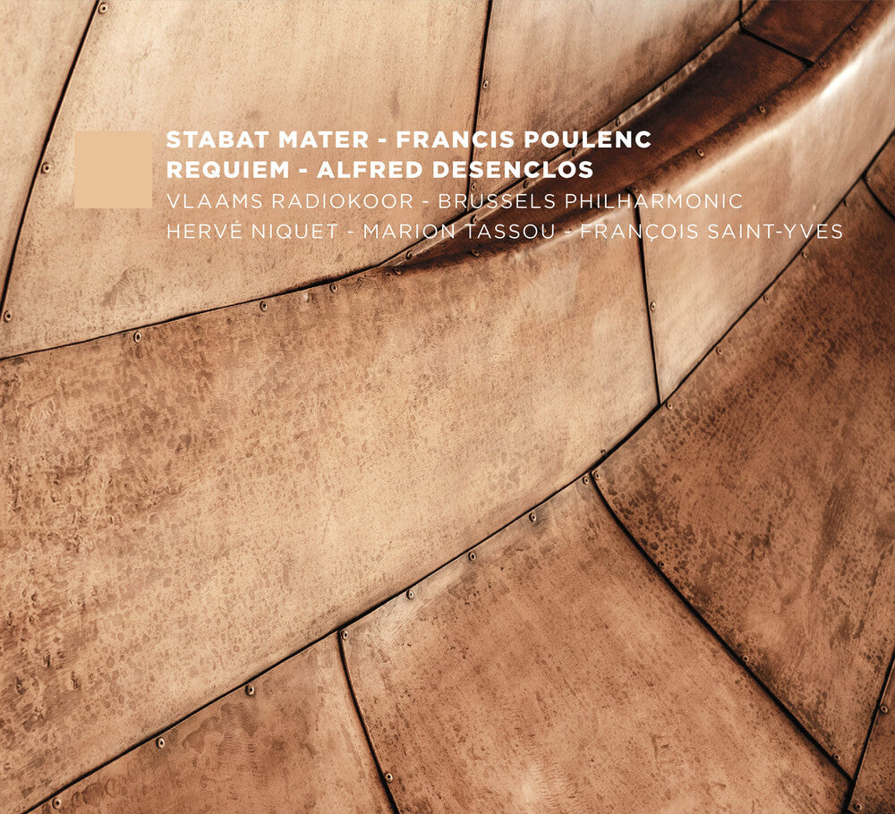 the album cover for Poulenc / Flemish Radio Choir / Saint-Yves - Stabat Mater / Requiem