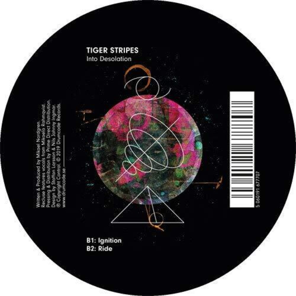 the album cover for Tiger Stripes - Into Desolation