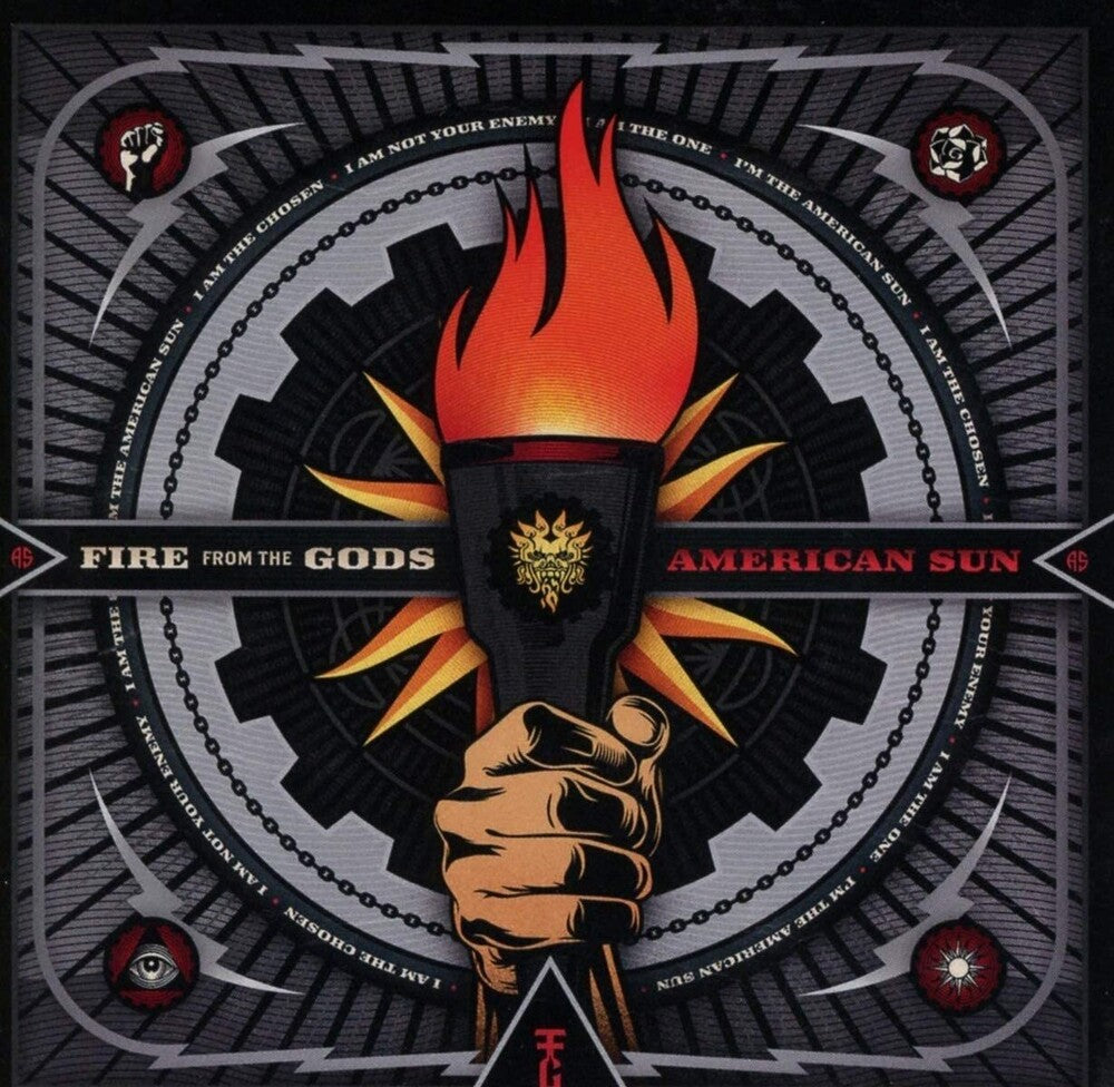 the album cover for Fire from the Gods - American Sun