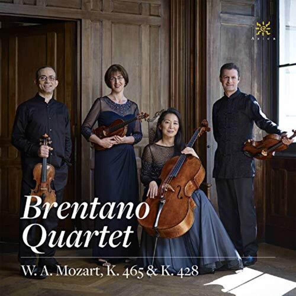 the album cover for Mozart / Brentano Quartet - W.A. Mozart 465 & 428