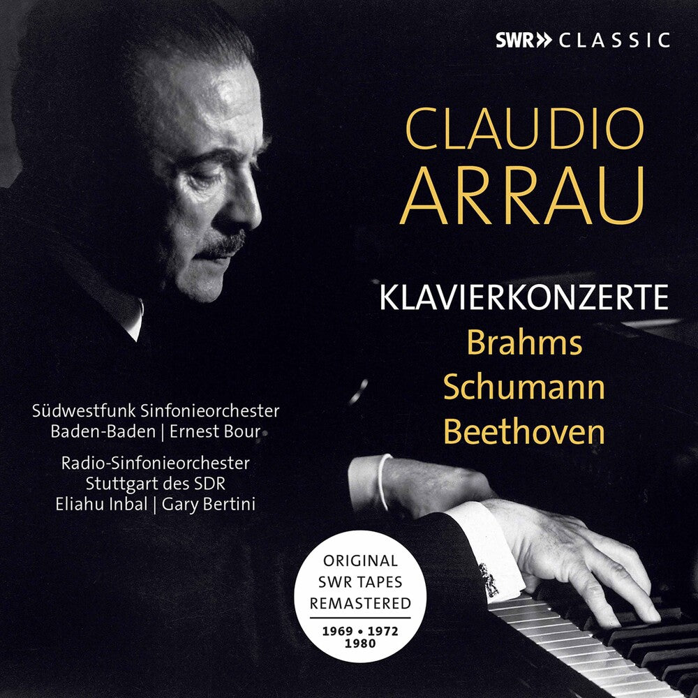 the album cover for Beethoven / Arrau / Bertini - Piano Concertos